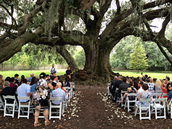 New Orleans Outdoor Wedding Audio AV